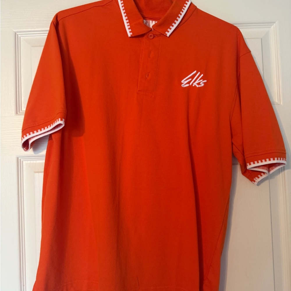 Elk Vibrant Orange Polo Shirt for Men